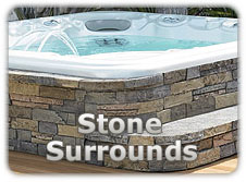Stone Surrounds Hot Tubs